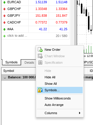 bitcoin usd metatrader