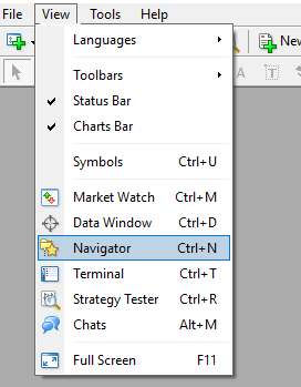 mt4 navigator