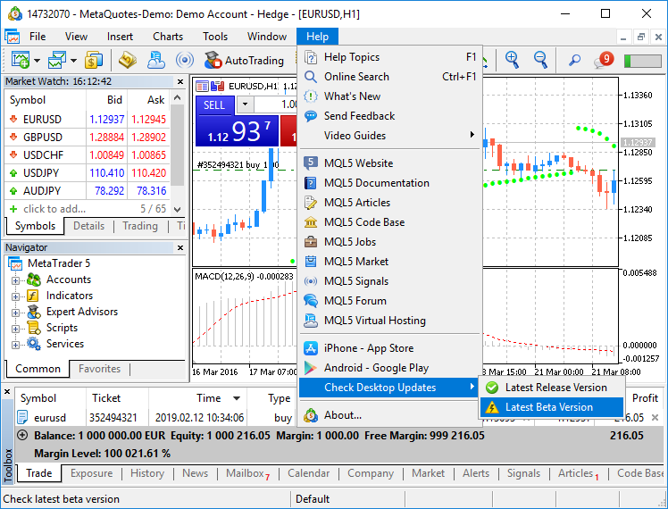 metatrader 5 windows szerver)