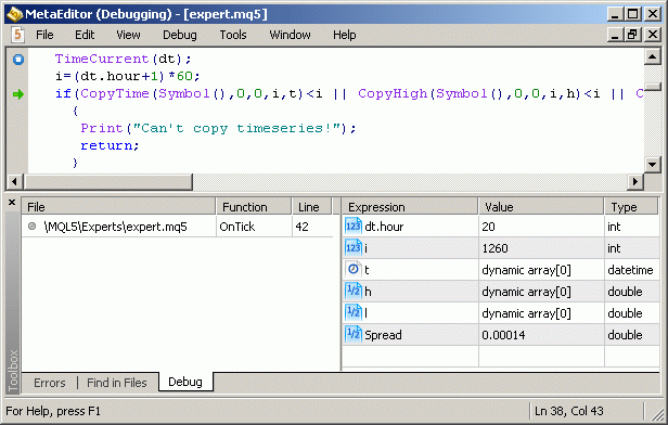 Introdução ao MQL5: Como escrever Expert Advisor e Custom Indicator simples