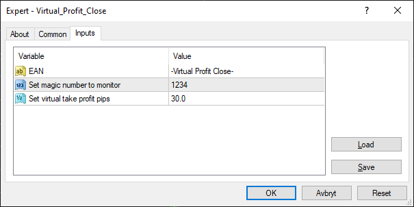 Virtual Profit Close