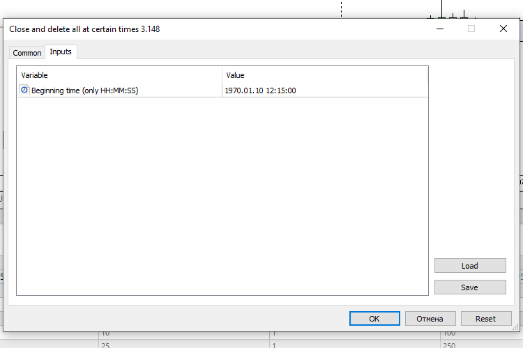 Close and delete all at certain times