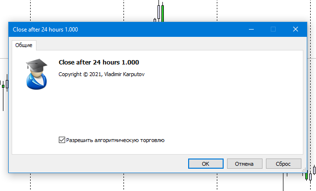 Close after 24 hours