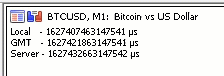 Time in microseconds (µs) since 01/01/1970