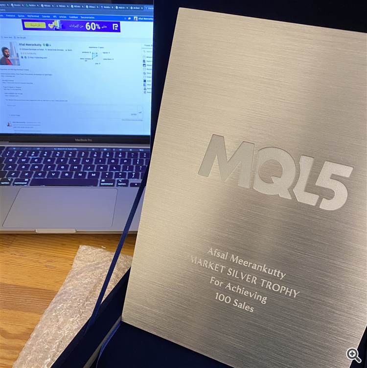 MQL5 Silver Trophy Award