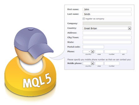 Market en MQL5.com: registro del desarrollador