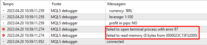 Error: