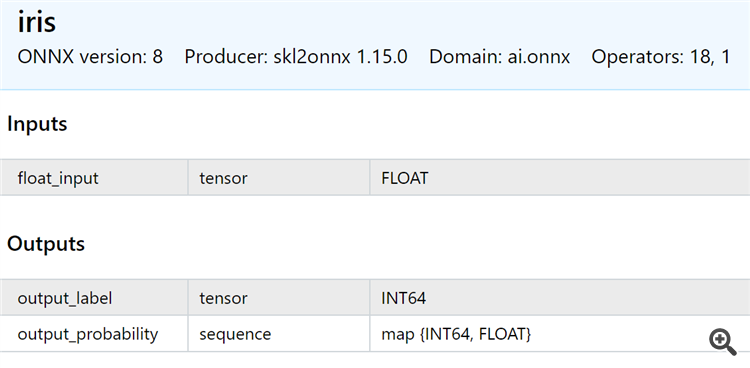 model input and output