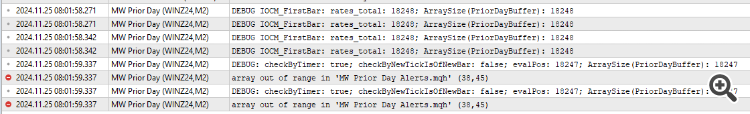 Error messages