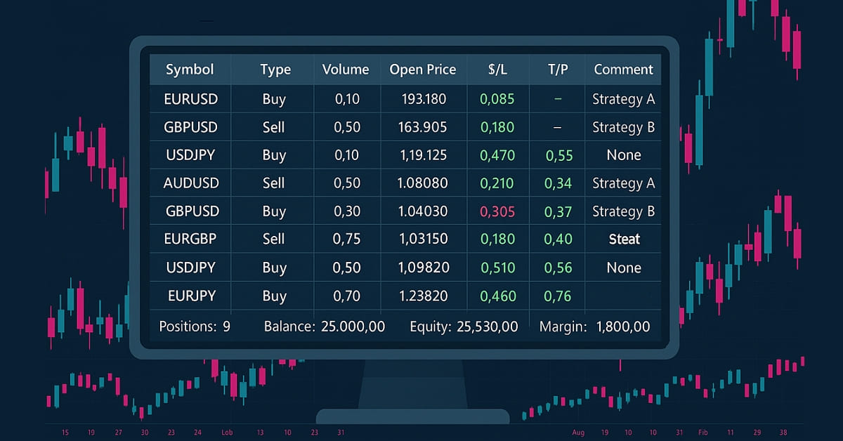 MQL5 Trading Tools (Part 7): Informational Dashboard for Multi-Symbol Position and Account Monitoring