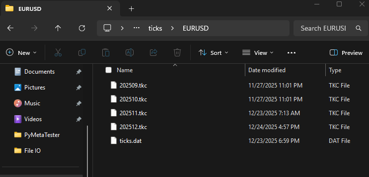 Тестер стратегий Python-MetaTrader 5 (часть 02): Работа с барами, тиками и перегрузка встроенных функций в симуляторе