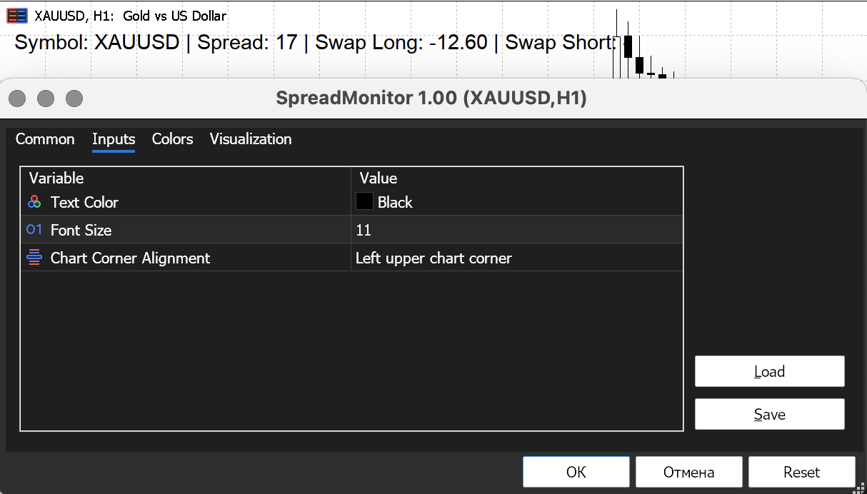 Spread Monitor