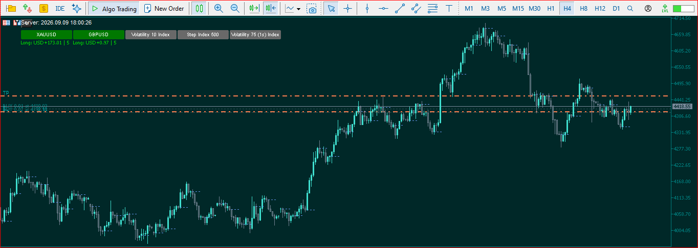 MT5 Symbol Changer Profit Display