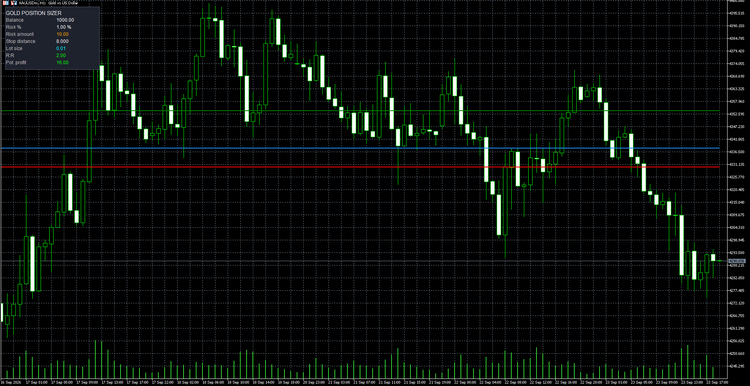 Gold Position Size Calculator (XAUUSD)