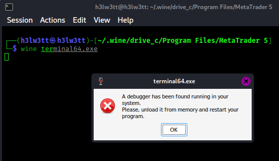 same error