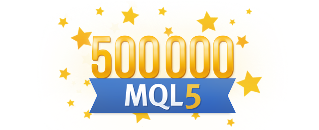  超过50万的交易人已经拥有了MQL5.com 账户