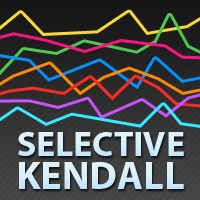 Selective Kendall rank correlation