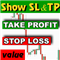 Show SL TP Value MT4 indicator