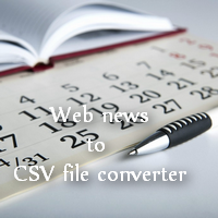 CSV economic news calendar auto converter
