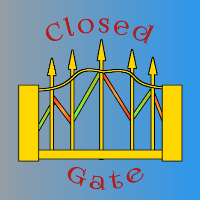 Closed Gate
