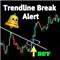 Trend Line Break Signal Alert