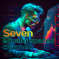 Seven equally spaced channels