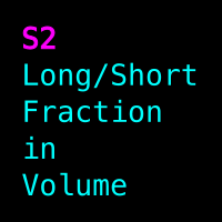 The Long vs Short Fraction in Volume