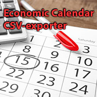 MT5 Economic Calendar CSV exporter