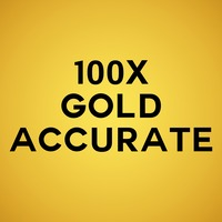 Gold 100x Accurate Robot