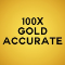 Gold 100x Accurate Robot