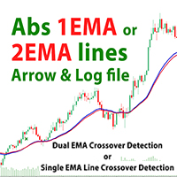 EMA1 or EMA2 lines Corssover Arrow