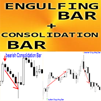 Engulfing Bar and Consolidation Bar patterns mq