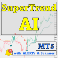 SuperTrend AI Clustering MT5 with Scanner