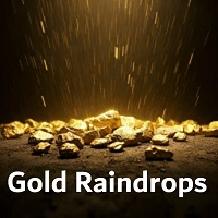 Gold Raindrops