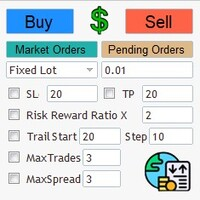 Simple and Easy MT4 Trade Panel