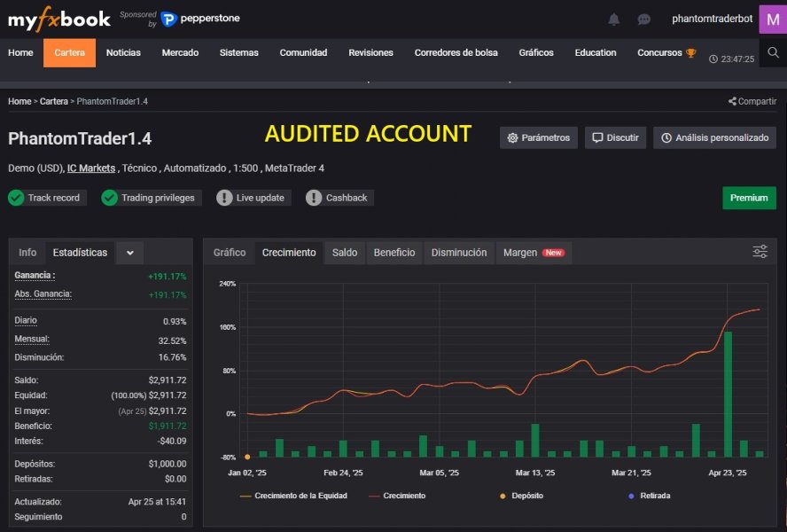 Screenshot #1 Phantom Trader Bot