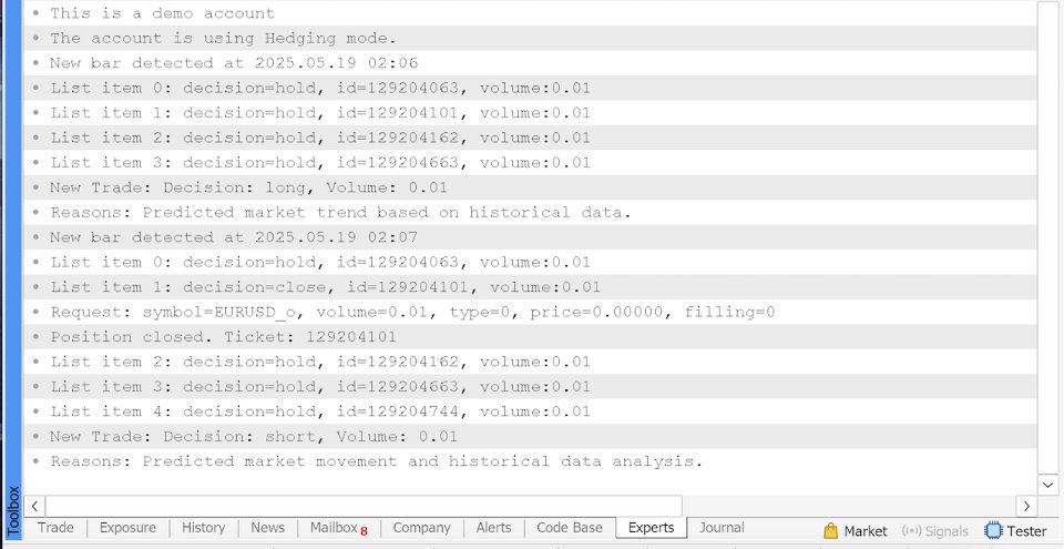 Captura de pantalla #2 TraderAi Algorithmic trading