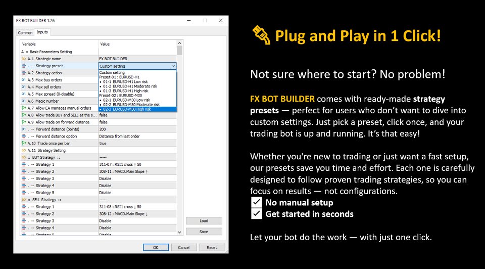 Screenshot #3 FX Bot Builder