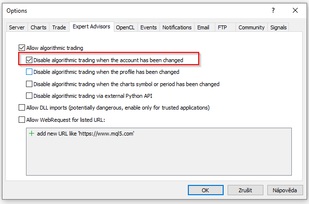 Options in MT