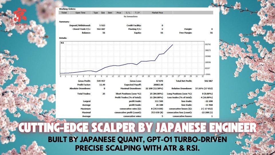 Screenshot #6 Japan AI Exo Scalp EA MT4