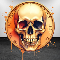 The GOLD King Skull