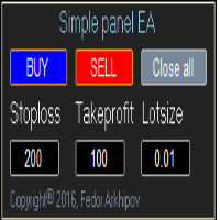 Simple panel EA