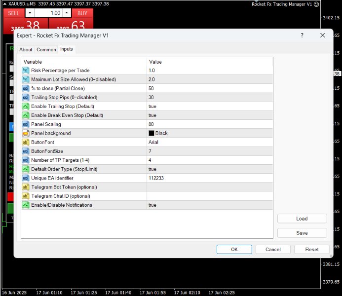 Screenshot #3 Rocket Fx Trading Manager V1