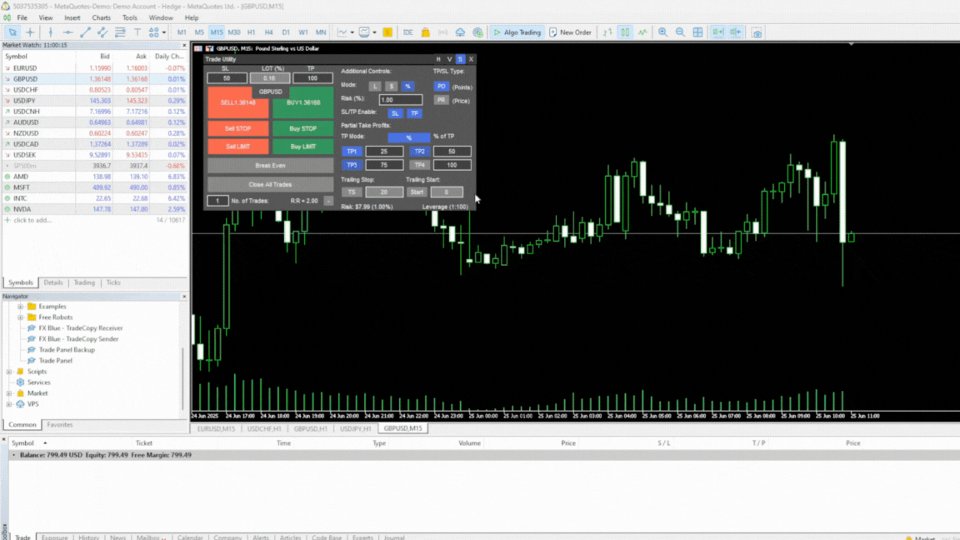 Screenshot #1 Simple Trade Utility