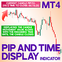 Pip and Time Display Indicator MT4