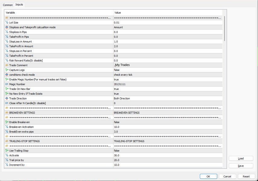 Captura de pantalla #5 RSI strategy EA MT4