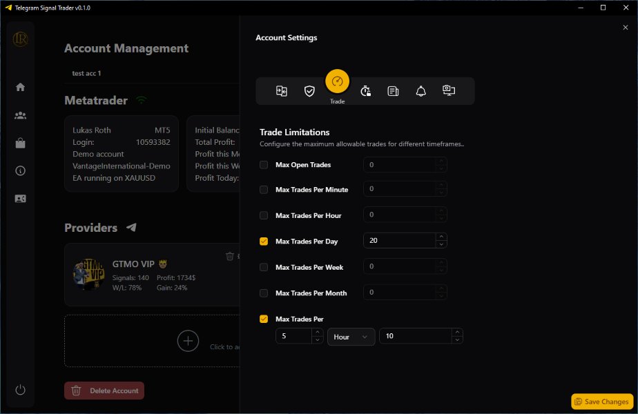 Screenshot #4 Telegram To MT5 Signal Trader