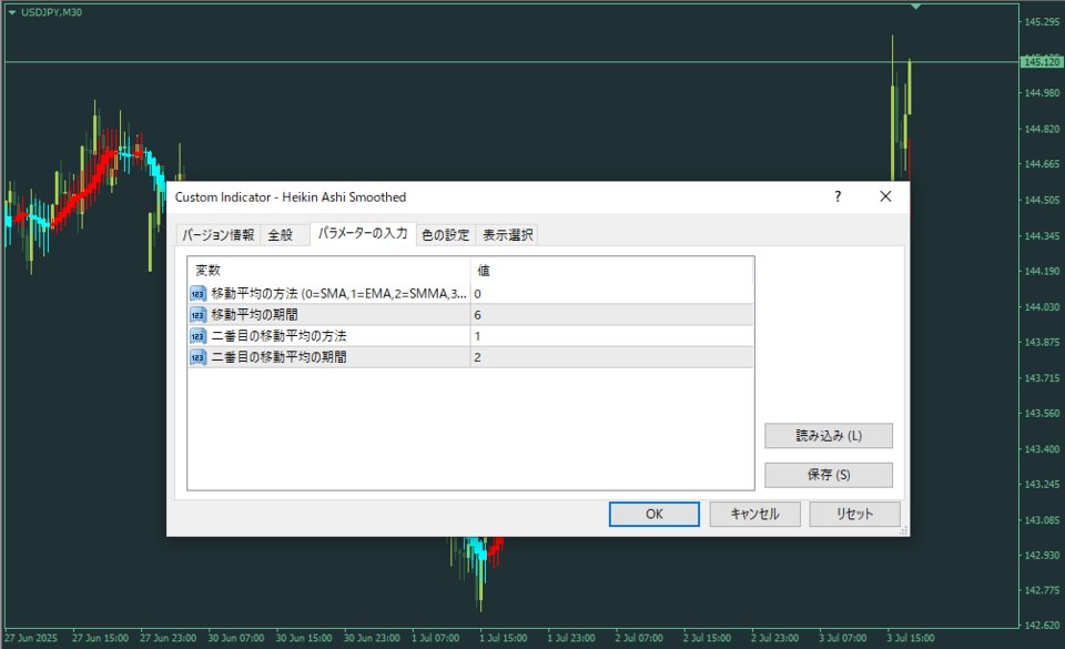 Captura de pantalla #2 Heikin Ashi Smoothed