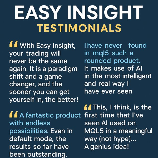 Screenshot #1 EasyInsight AIO MT5