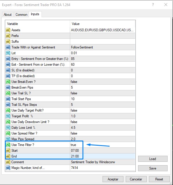 Trading Hours Allowed